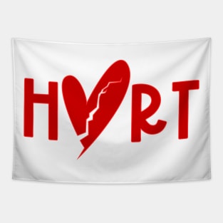 hurt heart Tapestry