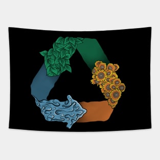 environment Reduce Reuce Recycle Tapestry