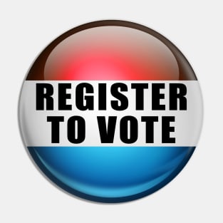 Register To Vote Button Pin