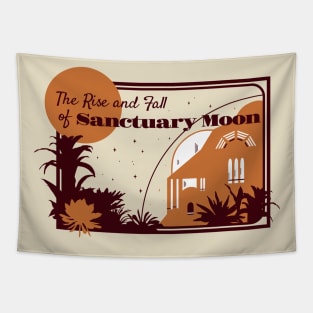 Sanctuary Moon Orange/Brown Tapestry