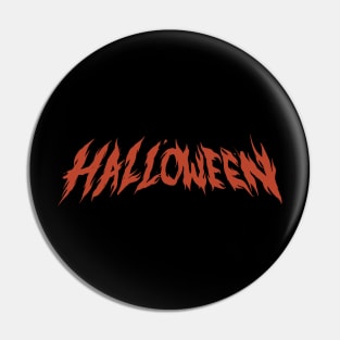 Halloween Type Pin