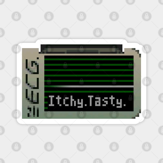 ECG - Itchy. Tasty. Magnet by CCDesign