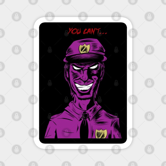 Purple Guy Magnet by Black Snow Comics