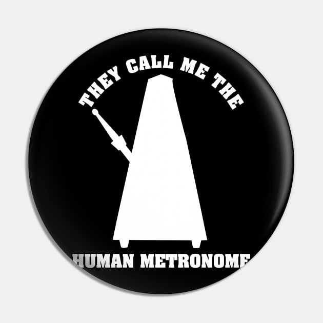 Metronome Pin by drummingco