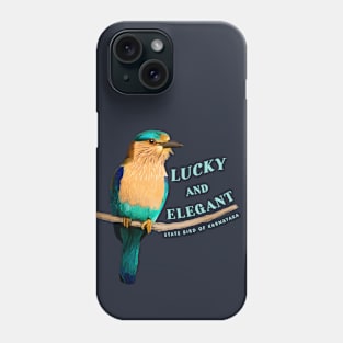 bird of luck and elegance Phone Case