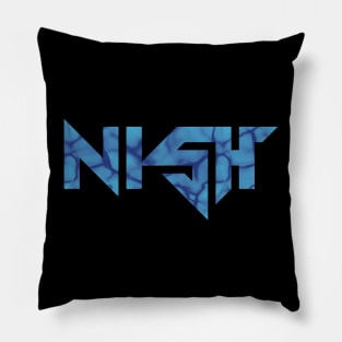 Nish Metal Marble Pillow