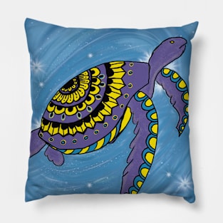 The Turtle Strikes Back Pillow