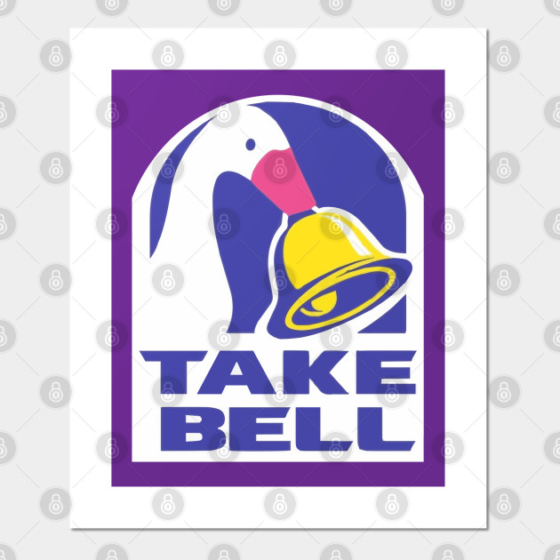 Take Bell Untitled Goose Game Meme Posters And Art Prints Teepublic