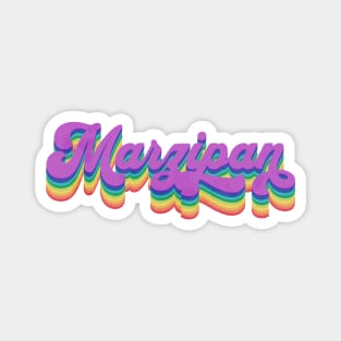 Retro Rainbow Marzipan Magnet