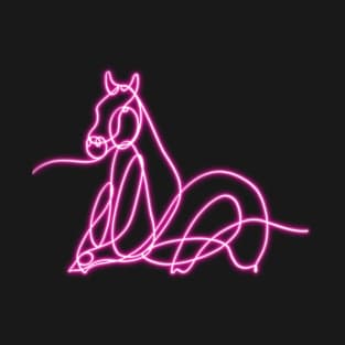 Running Neon Horse T-Shirt