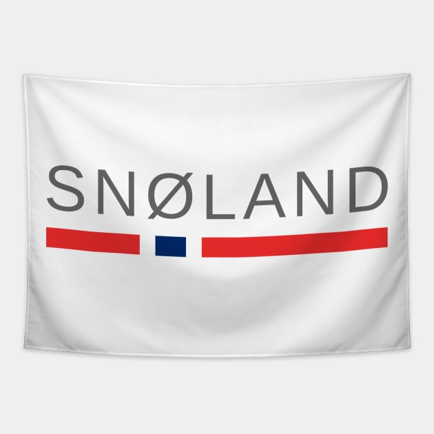 Norway Snowland | Snøland Tapestry by tshirtsnorway