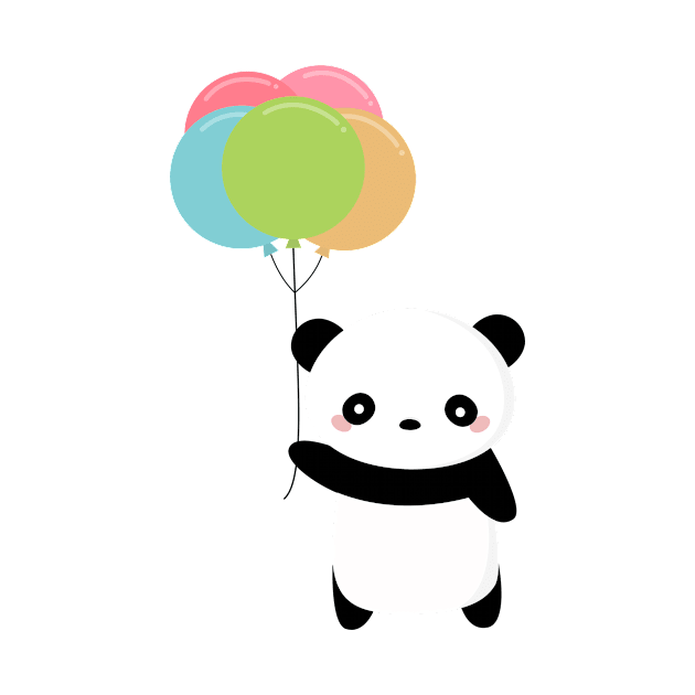 Cute Panda T-Shirt by happinessinatee