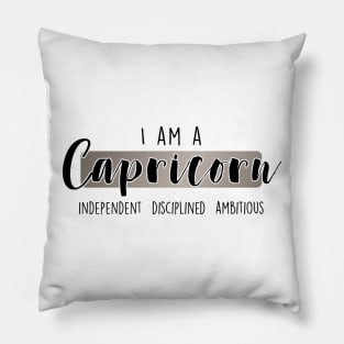 I am a Capricorn Pillow