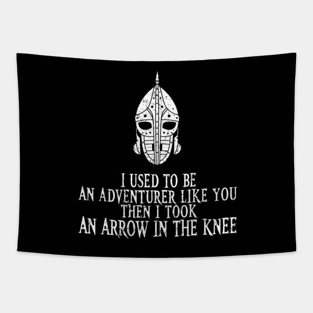 I Took an Arrow in the Knee Tapestry by Fanisetas