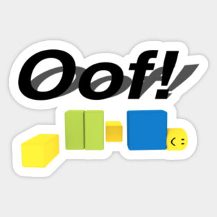 Roblox Oof Stickers Teepublic - roblox dabbing dab hand drawn gaming noob gift for gamers roblox sticker teepublic