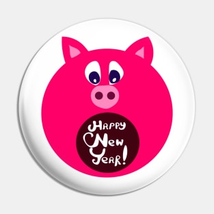 Cartoon pig Pin