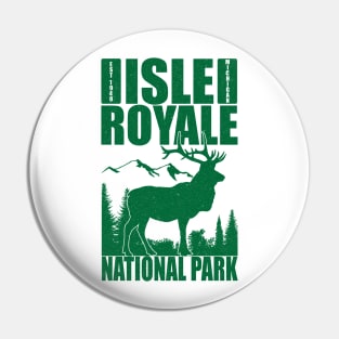 Isle Royale National Park Michigan Pin