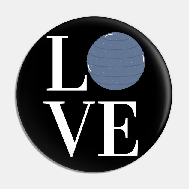 Yoga Love Pin by MoonZilla