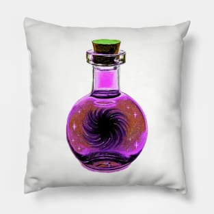 Blackhole galaxy potion Star Pillow