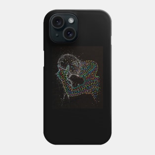 A merging kiss. Phone Case