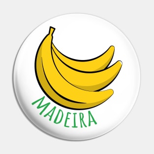 Madeira Island banana icon Pin