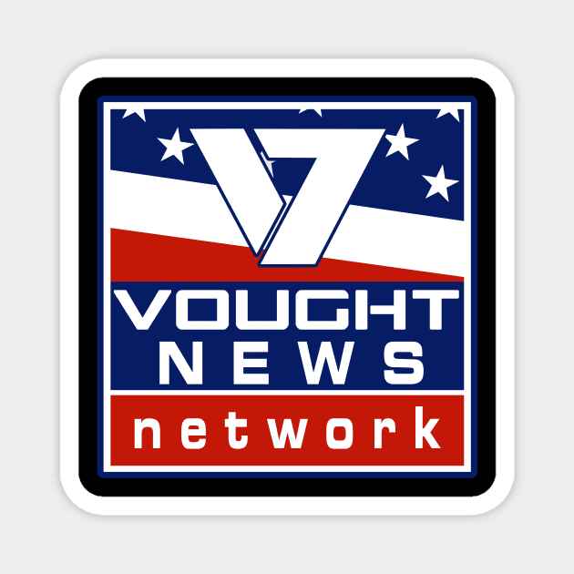 Vought News Network Logo Magnet by Vault Emporium