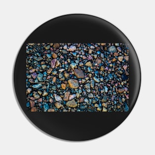 Mutli-Coloured Rocks Pin