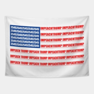 2545 Impeach Trump American Flag Tapestry