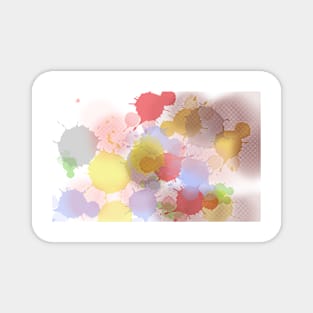 color Splatter Magnet