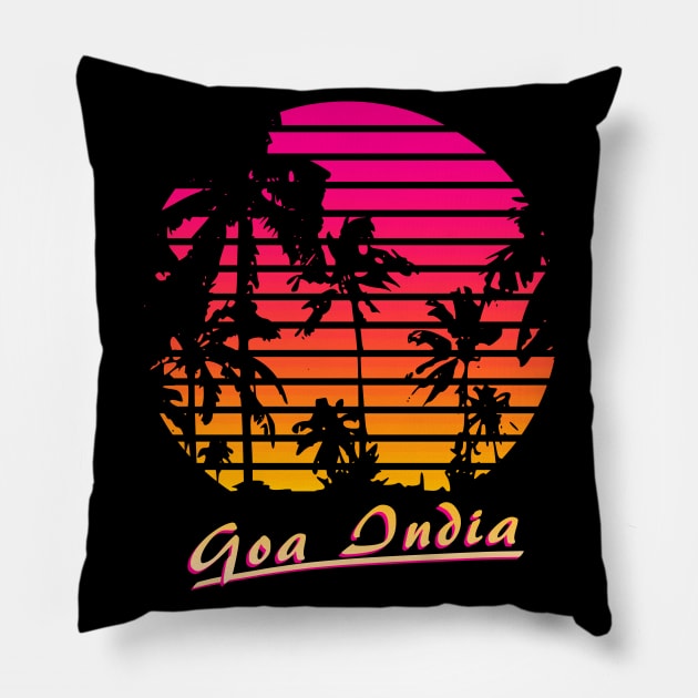 Goa India Pillow by Nerd_art