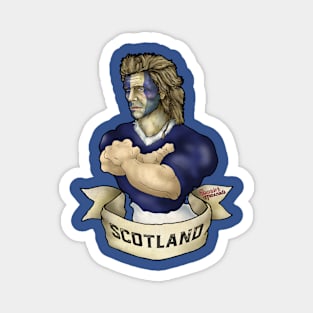 Scotland Braveheart Mascot Magnet
