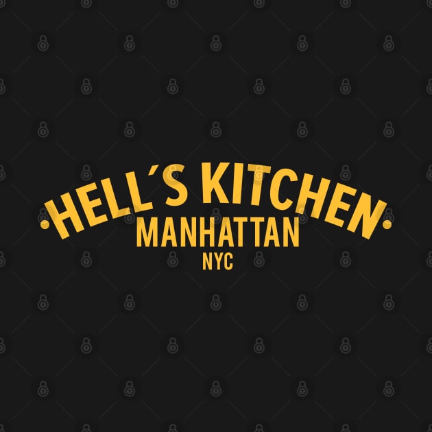 New York Manhattan Hell´s Kitchen - Hell´s Kitchen Logo - Hell´s Kitchen Style by Boogosh