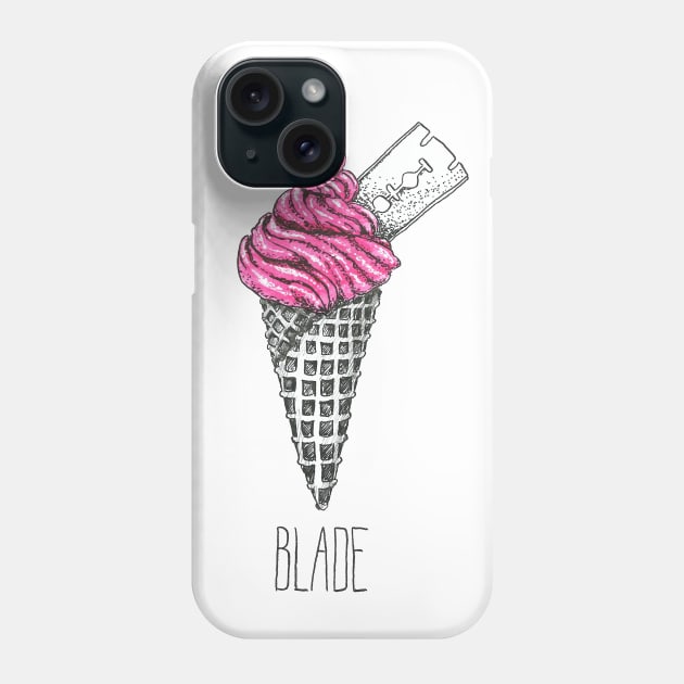 Dangerous ice cream Phone Case by Créa'RiBo