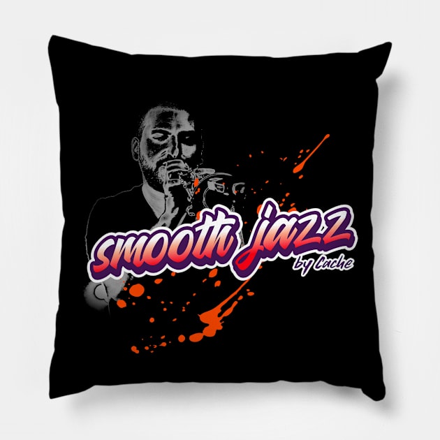 Smooth Jazz Pillow by Green Gecko Creative