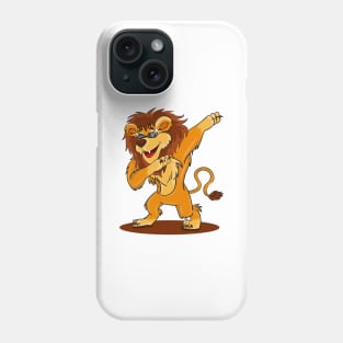 'Dabbing Dancing Lion' Funny Dabbing Animal Gift Phone Case