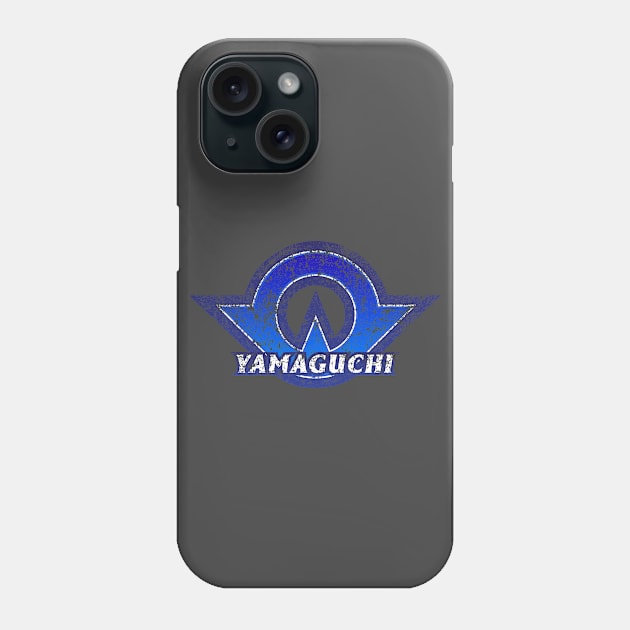 Yamaguchi Prefecture Japanese Symbol Distressed Phone Case by PsychicCat