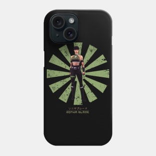 Sonya Blade Retro Japanese Mortal Kombat Phone Case