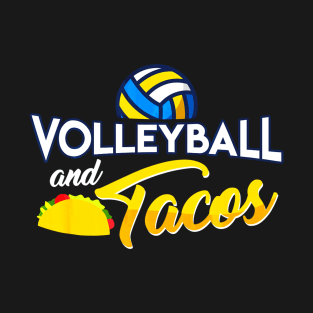 Volleyball and Taco Food Sport T-Shirt