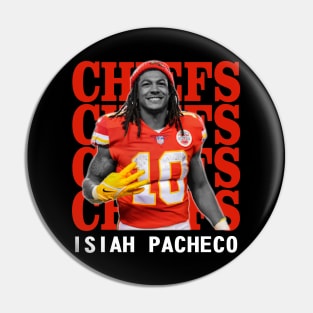 Kansas City Chiefs Isiah Pacheco 10 Pin