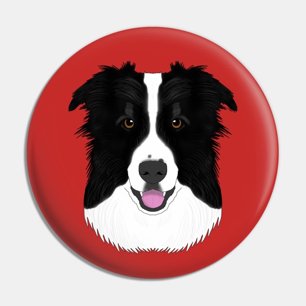 Border Collie Pin by childofthecorn