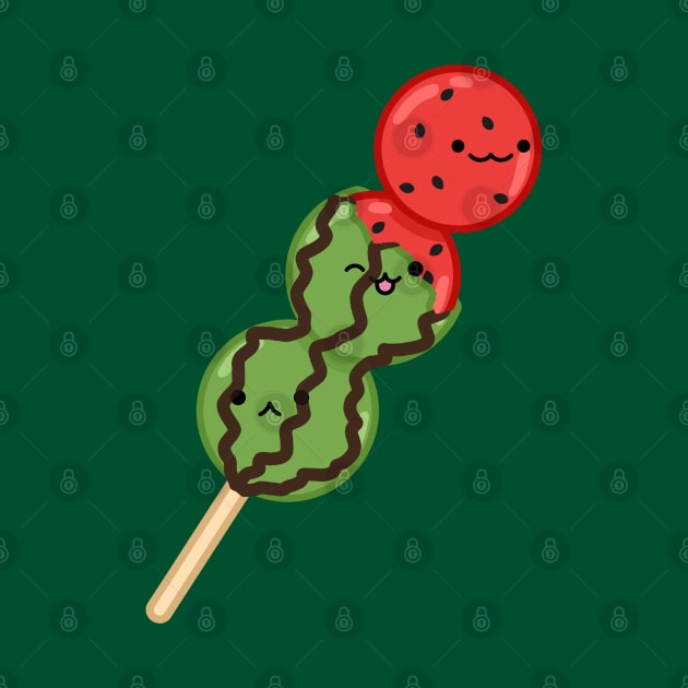 Watermelon Dango (Broken) by jofudachi