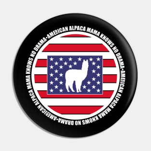 Alpaca Mama No Drama Pin