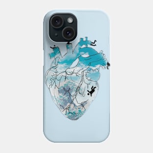 Ocean's heart  design Phone Case