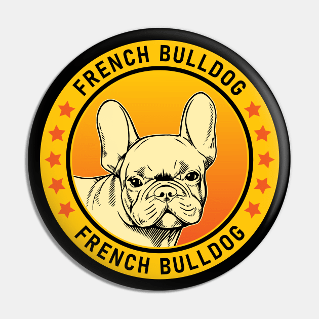 French Bulldog Dog Portrait Pin by millersye