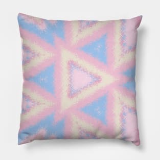 Pencil Strokes of Pastel Colors Pillow