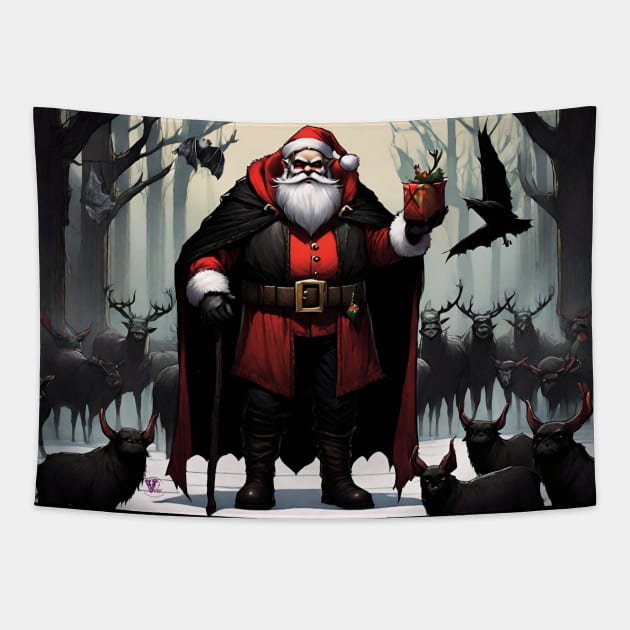 Goth Santa Tapestry by Viper Unconvetional Concept