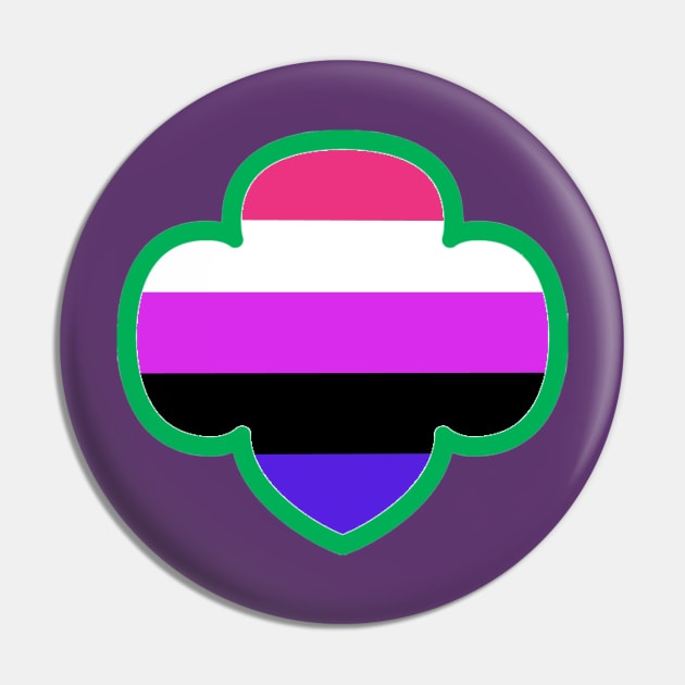 Genderfluid GSA Pin by RaineyDayz