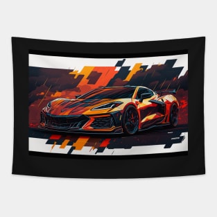 corvette c8 z06 Tapestry