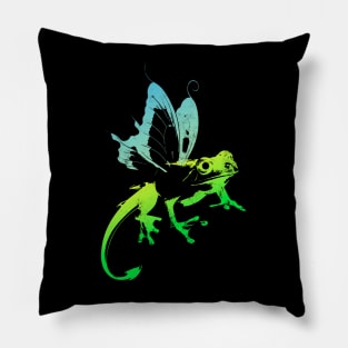 Fantasy Frog - Gradient V3 Pillow