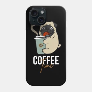 Pug Dog - Coffee Time Phone Case